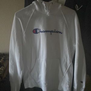 White Champion Hoodie